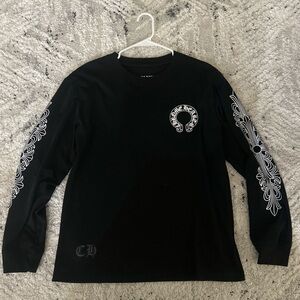 Black chrome hearts long sleeve